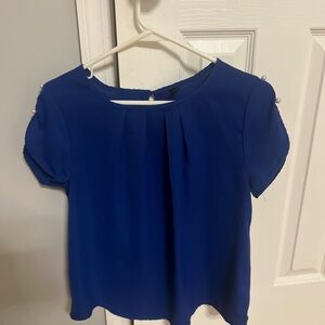 Elegant Blue Women's Top